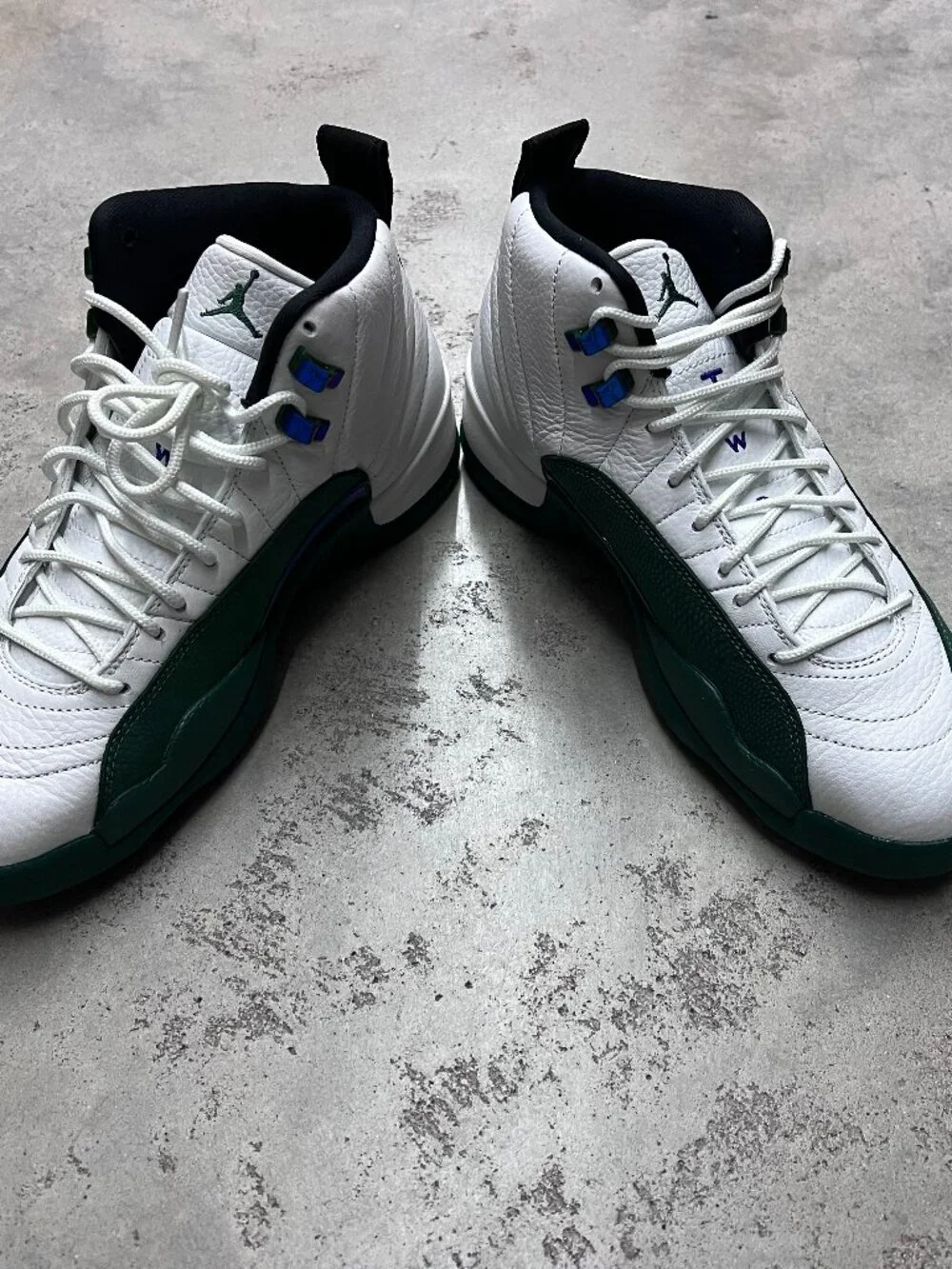 Air Jordan 12 Retro Bucks Summit White Gorge Green Men's CT8013 103 - New